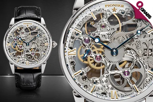 For QR989 Wow with Men's Pionier Tokyo Watches - Choose from 5 Dapper Designs! (QR4929 Value)